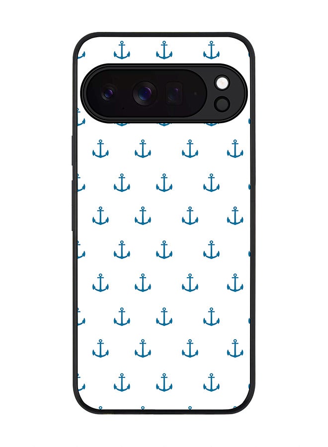 For Google Pixel 10 Pro XL Case,Slim fit Camera Protection, Shockproof Thin Phone cover  - Anchor Blue